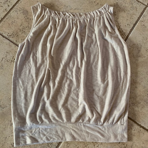 LOFT Oatmeal Tank Top XS - Picture 4 of 4